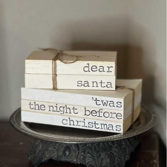 Dear Santa Book Stack