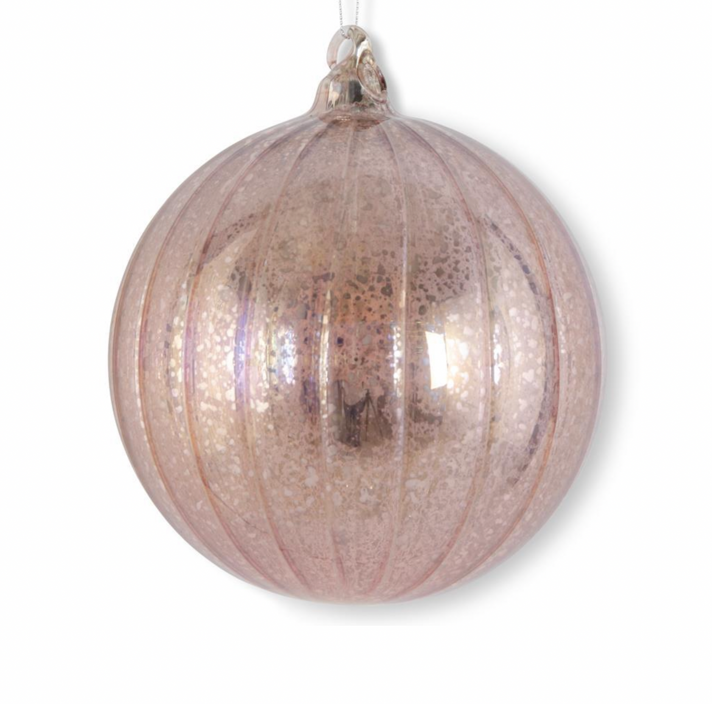 6" Pink Mercury Ornament