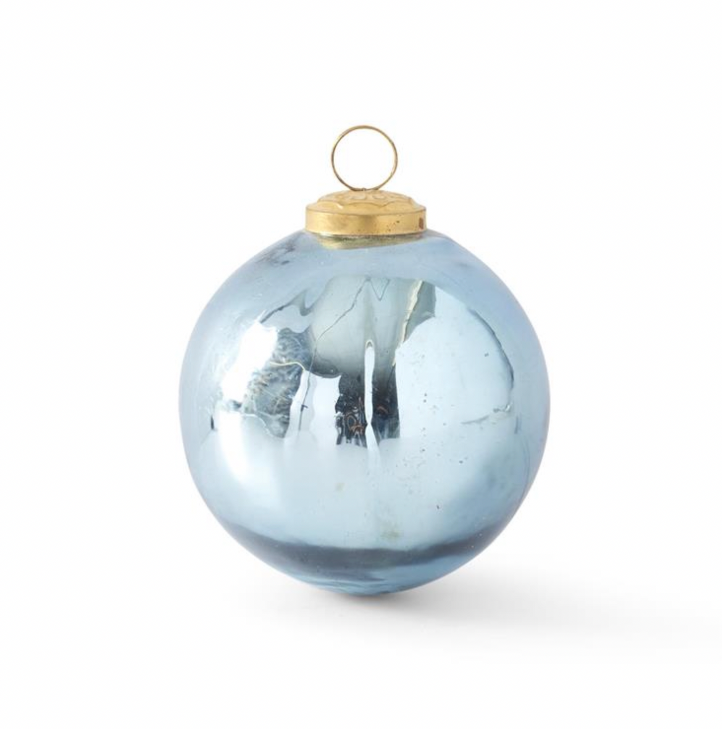 4" Aqua Ornament