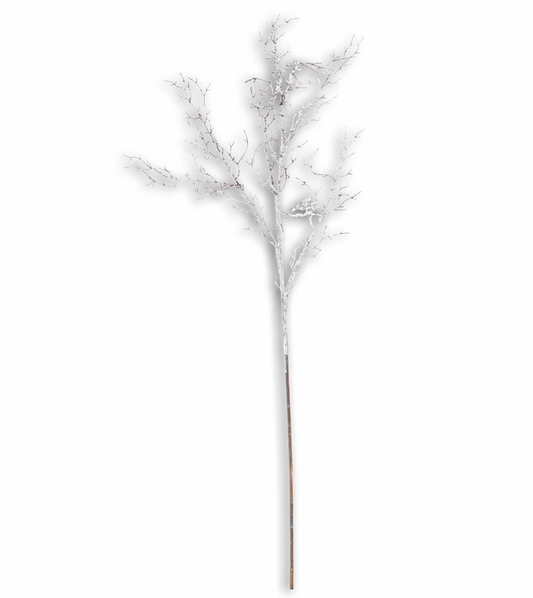 51" Flocked Snow Branch