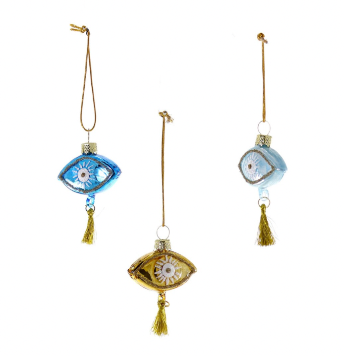 Dark Blue Evil Eye Ornament