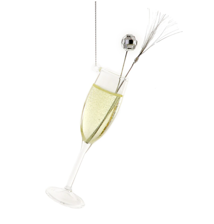 Disco Champagne Ornament