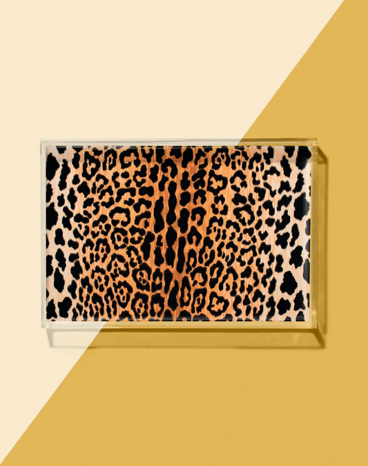 Leopard Print Small Tray
