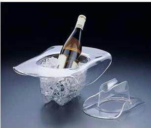 Large Acrylic Cowboy Hat Bowl