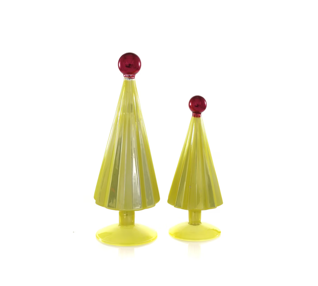 PLEATED TREE-SMALL CHARTREUSE