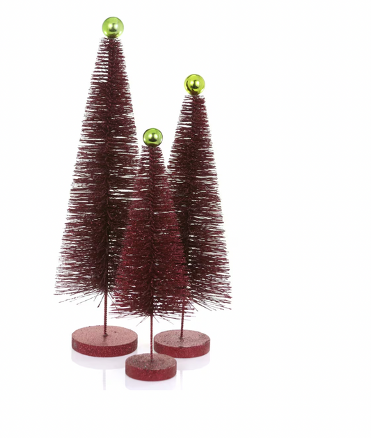 GLITTER TREE RED- SMALL