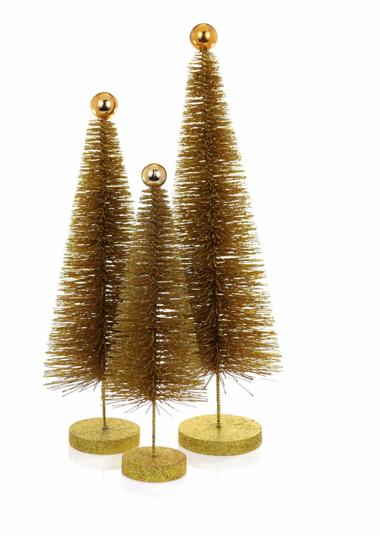 GLITTER TREE- GOLD -MEDIUM