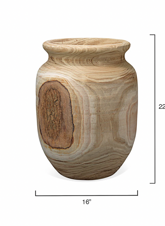 Topanga Wooden Vase