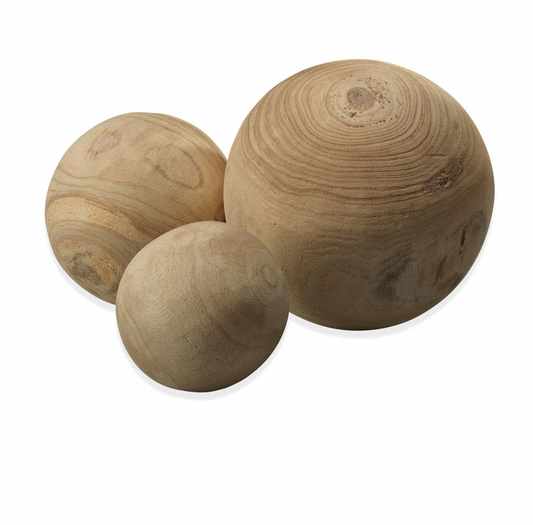 Malibu Wood Balls (Set of 3)