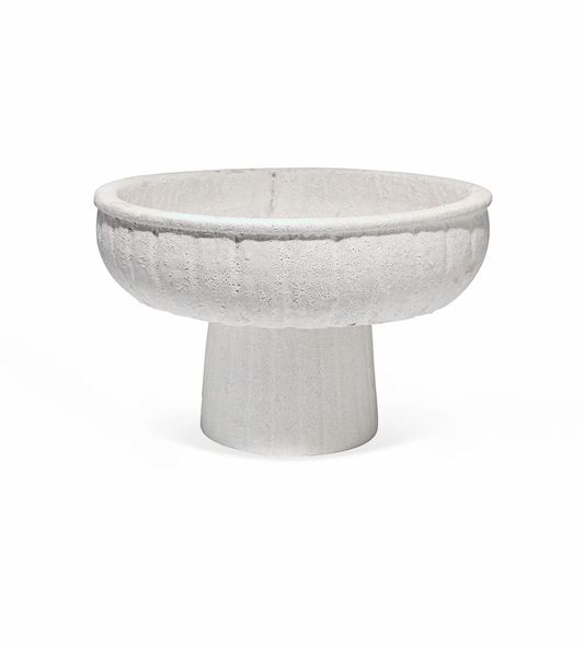 Aegean Pedestal Bowl, Large