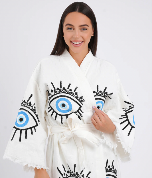 Mini Blue Eye Crown Robe