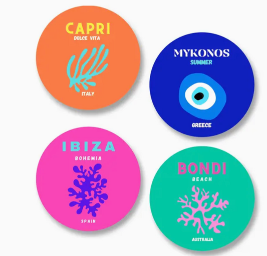 Dolce Vita Coasters, set of 4