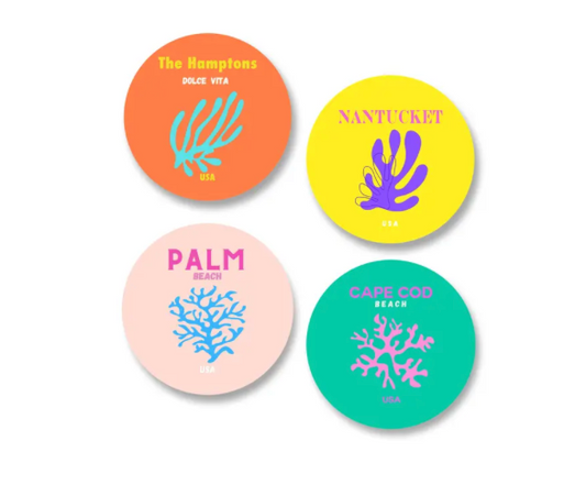Dolce Beach Coasters, set of 4