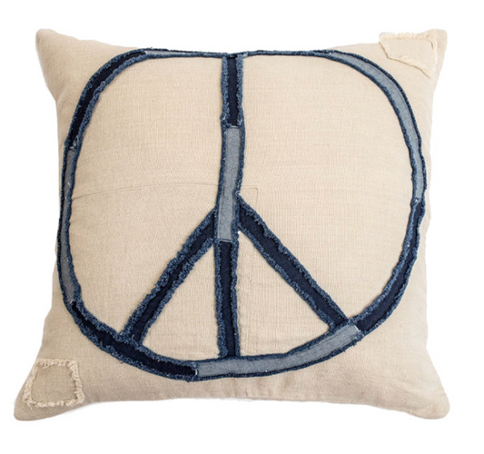 Peace Stitched Pillow