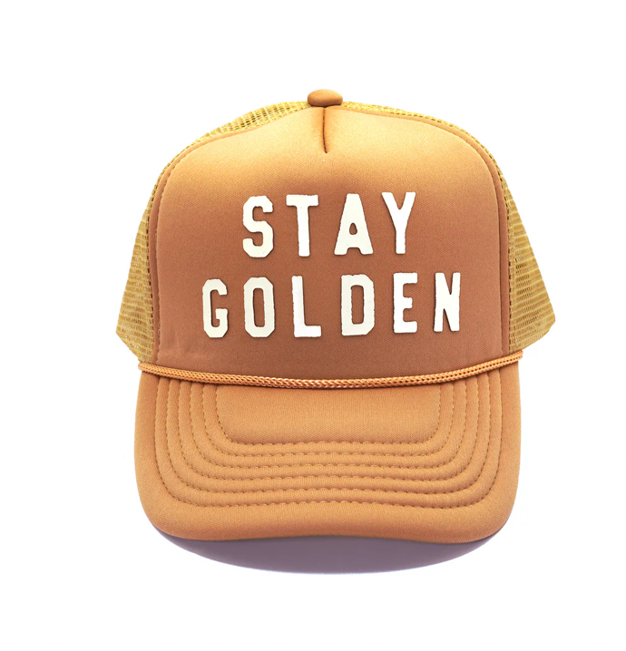 Stay Golden Trucker Hat