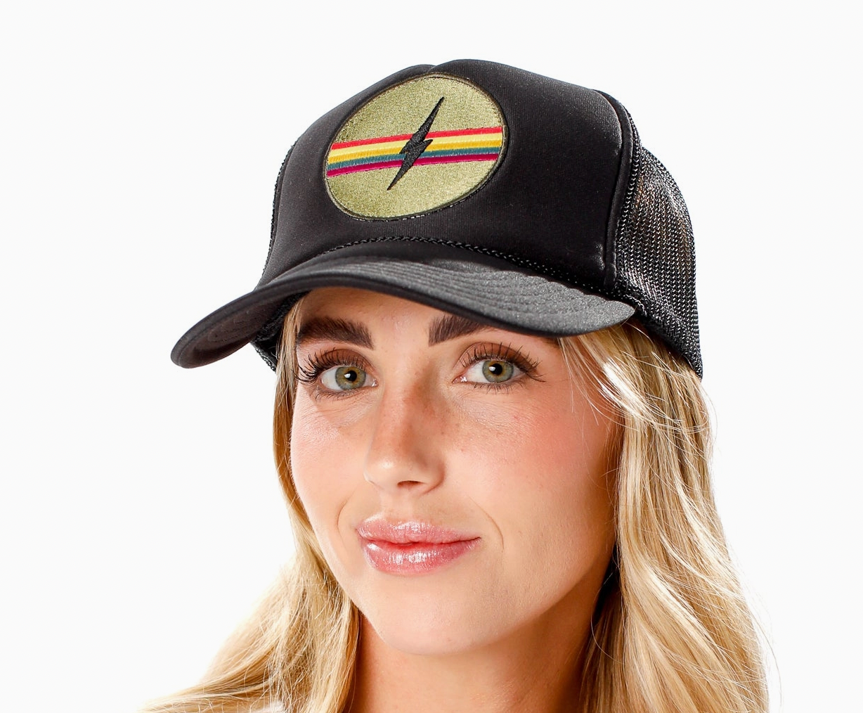 Electric Trucker Hat- Black