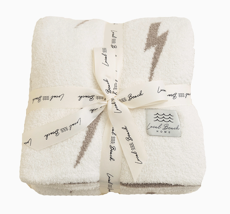 Sand/Cream Lightning Blanket