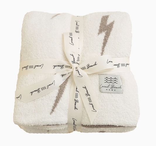 Sand/Cream Lightning Blanket