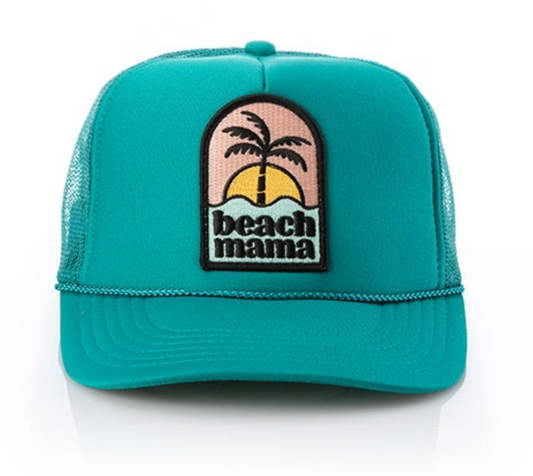 Jade- Beach Mama Trucker Hat