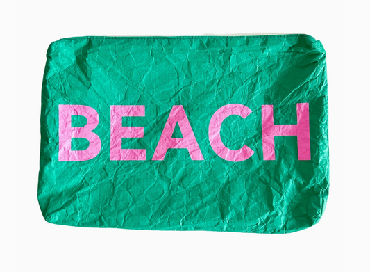 Green/Pink BEACH Bag