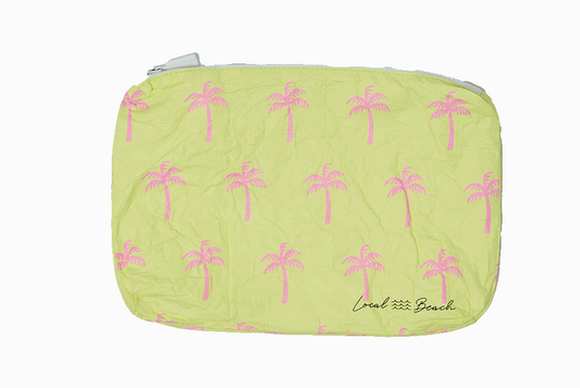 Neon Palms Water Resistant Tyvek Pouch