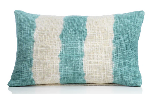 12x20- Paros Tie Dye Throw Pillow Blue