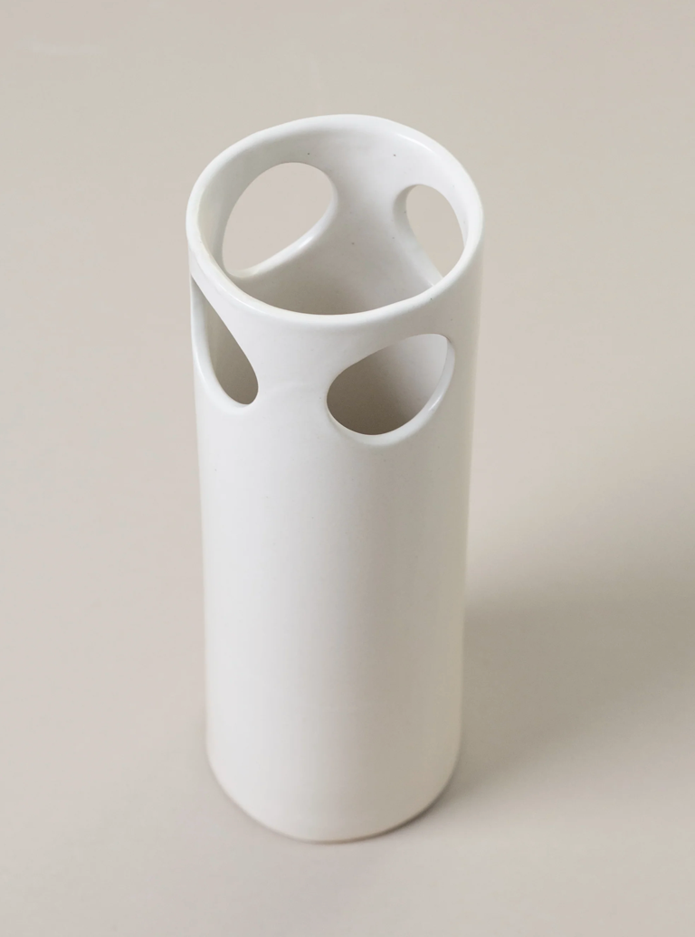 Cenote Vase, Cream