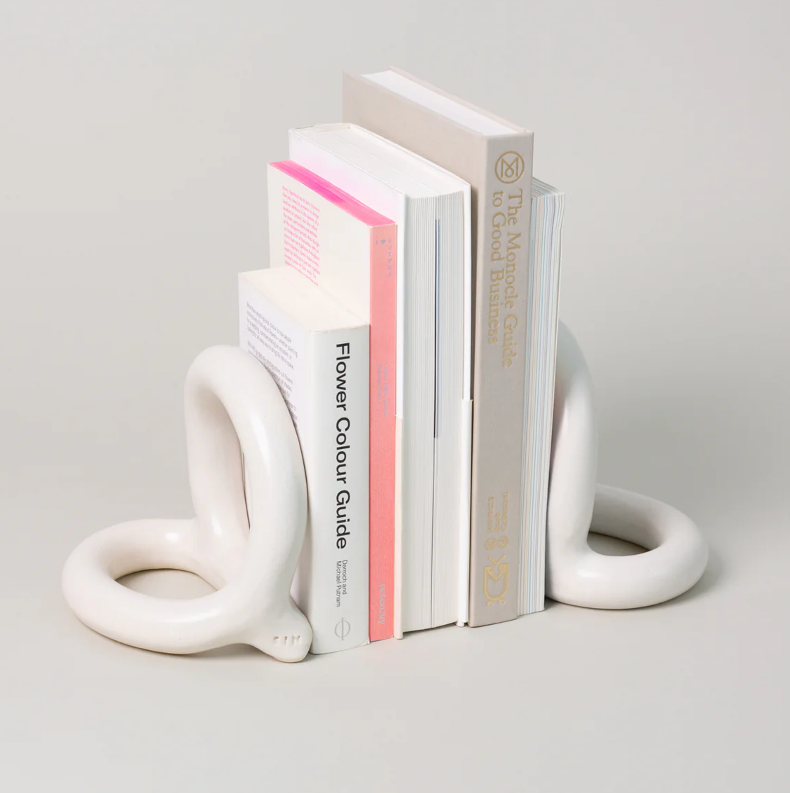 Bacchus Bookends, Cream