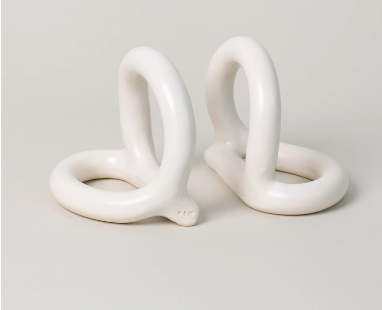 Bacchus Bookends, Cream