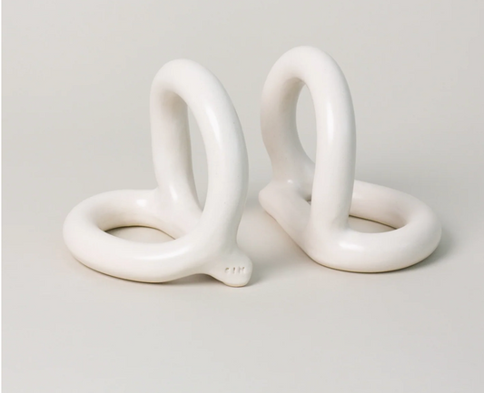 Bacchus Bookends, Cream