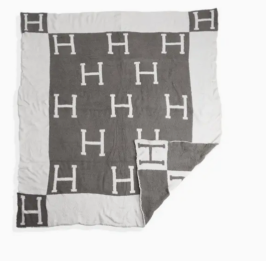 Gray Microfiber Cozy Blanket