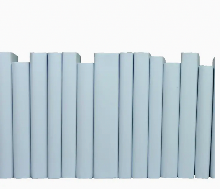 Blue- Decorative Books By The Foot - Pale Sky Blue