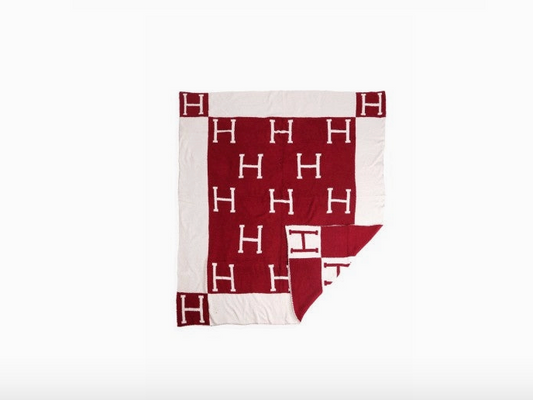 Red Microfiber Blanket