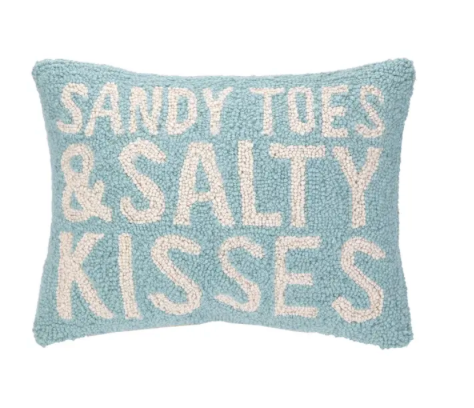 Sandy Toes & Salty Kisses Pillow