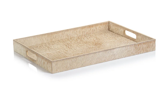 Corviglia Hair on Hide Tray