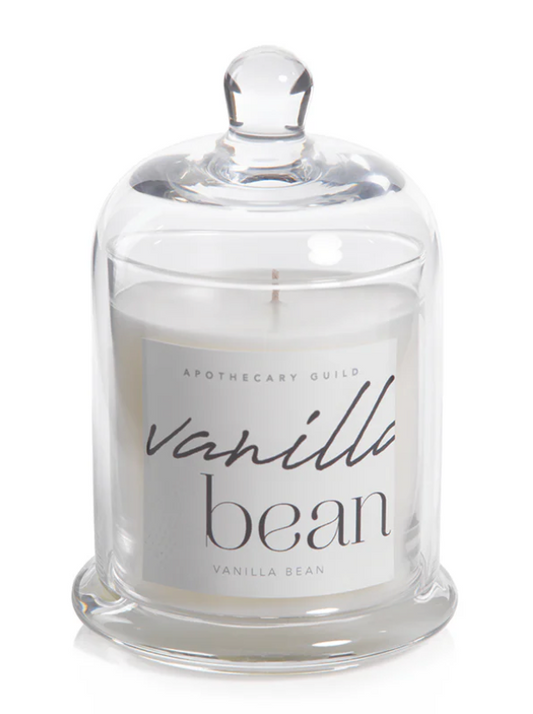 Vanilla Bean Glass Dome Candle