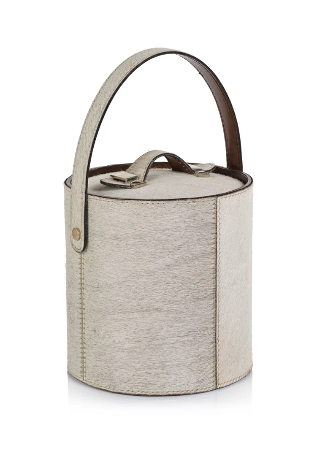 St. Moritz Hair on Hide Ice Bucket