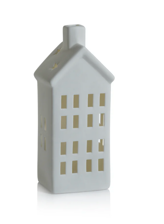 Tall LED Porcelain House
