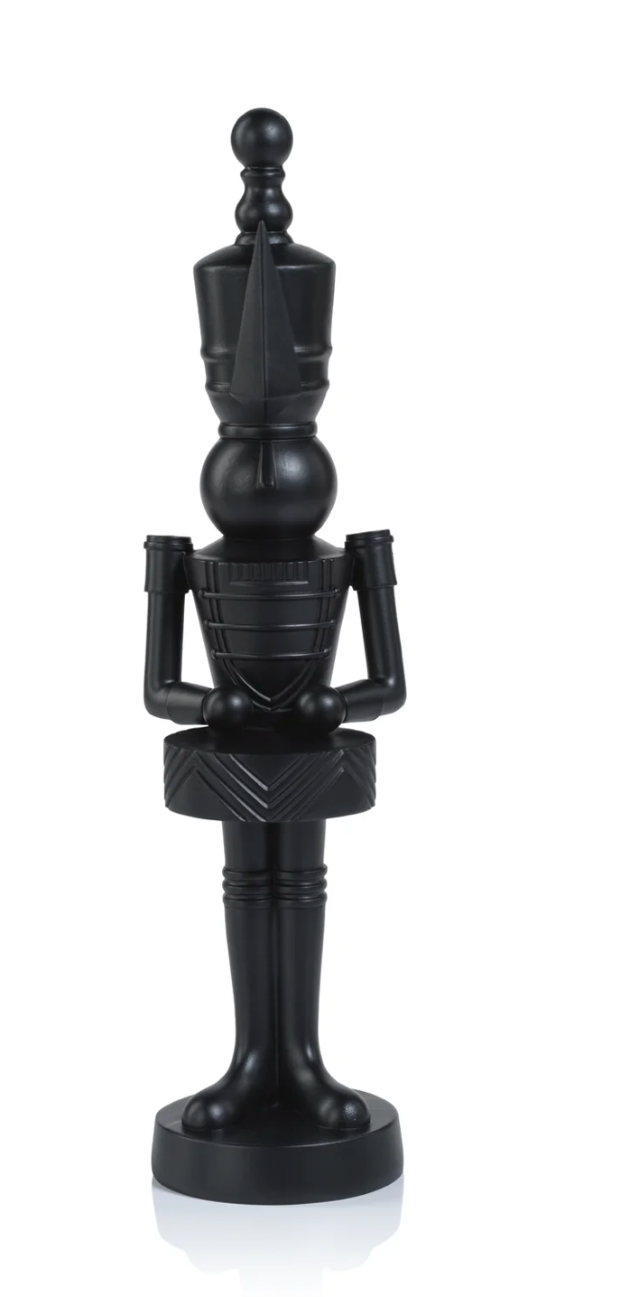 Lg. Resin Soldier Matte Black
