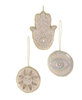 Beaded and Sequin Boho Ornament