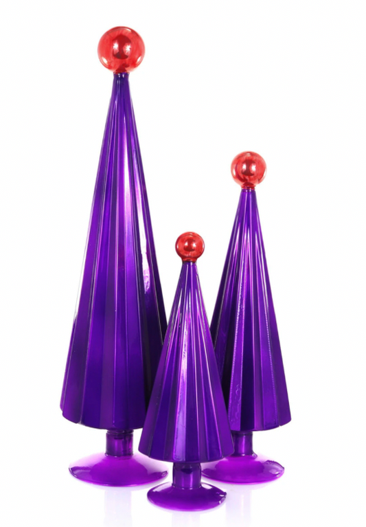 MED Pleated Tree Violet Rose