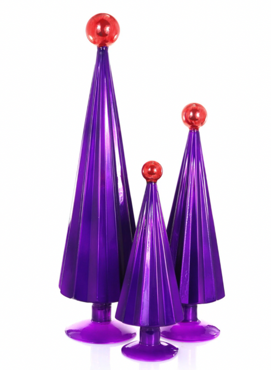 LG- Pleated Tree Violet Rose