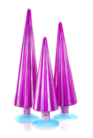 LG- Pleated Tree Fuchsia Pink