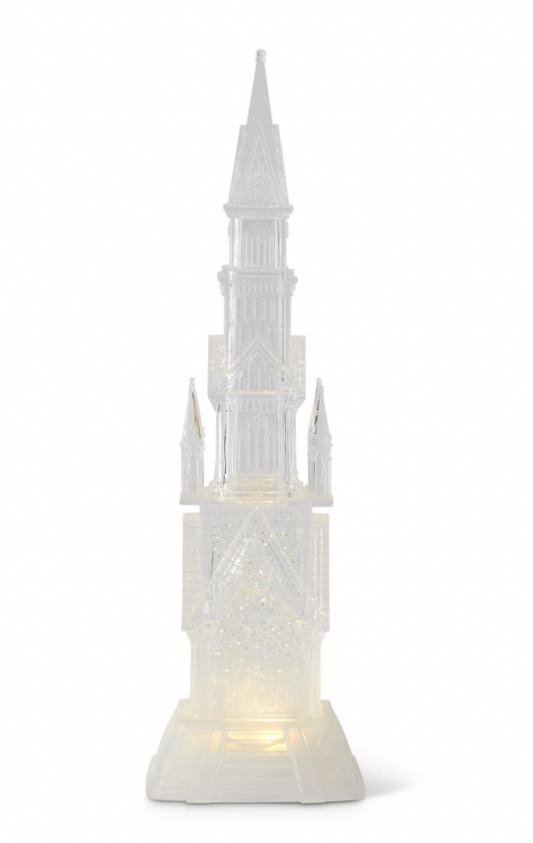 TALL CHURCH SNOW GLOBE