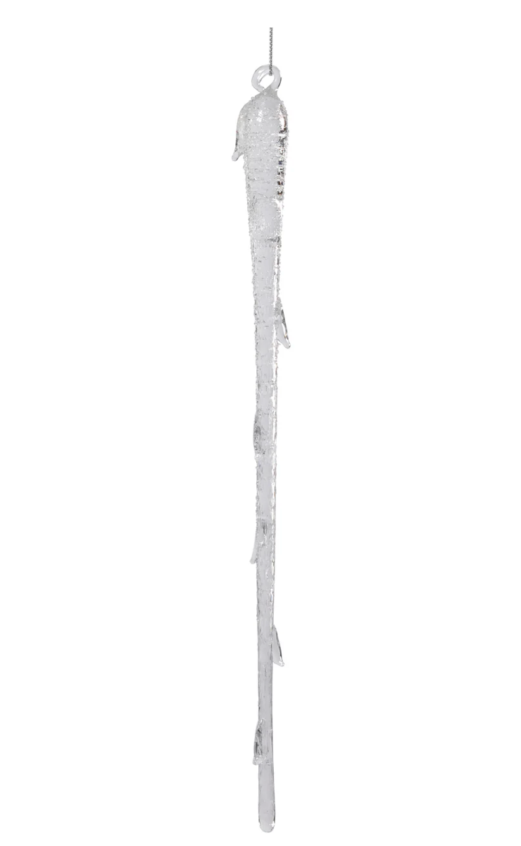 Lg.- Clear Glass Icicle