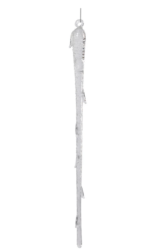 Lg.- Clear Glass Icicle