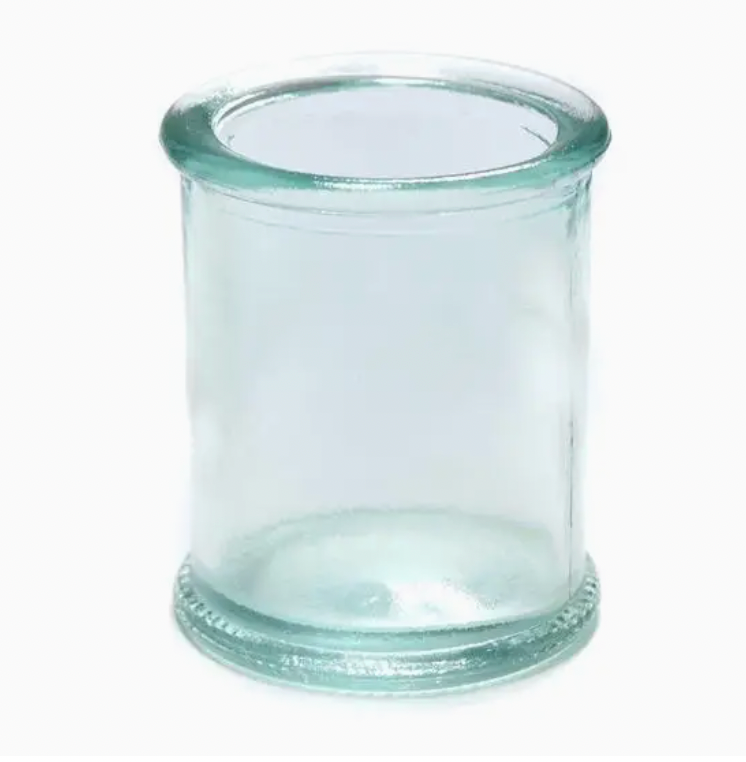 Spanish Glass Votive Candle Holder - 100% Recycled Glass