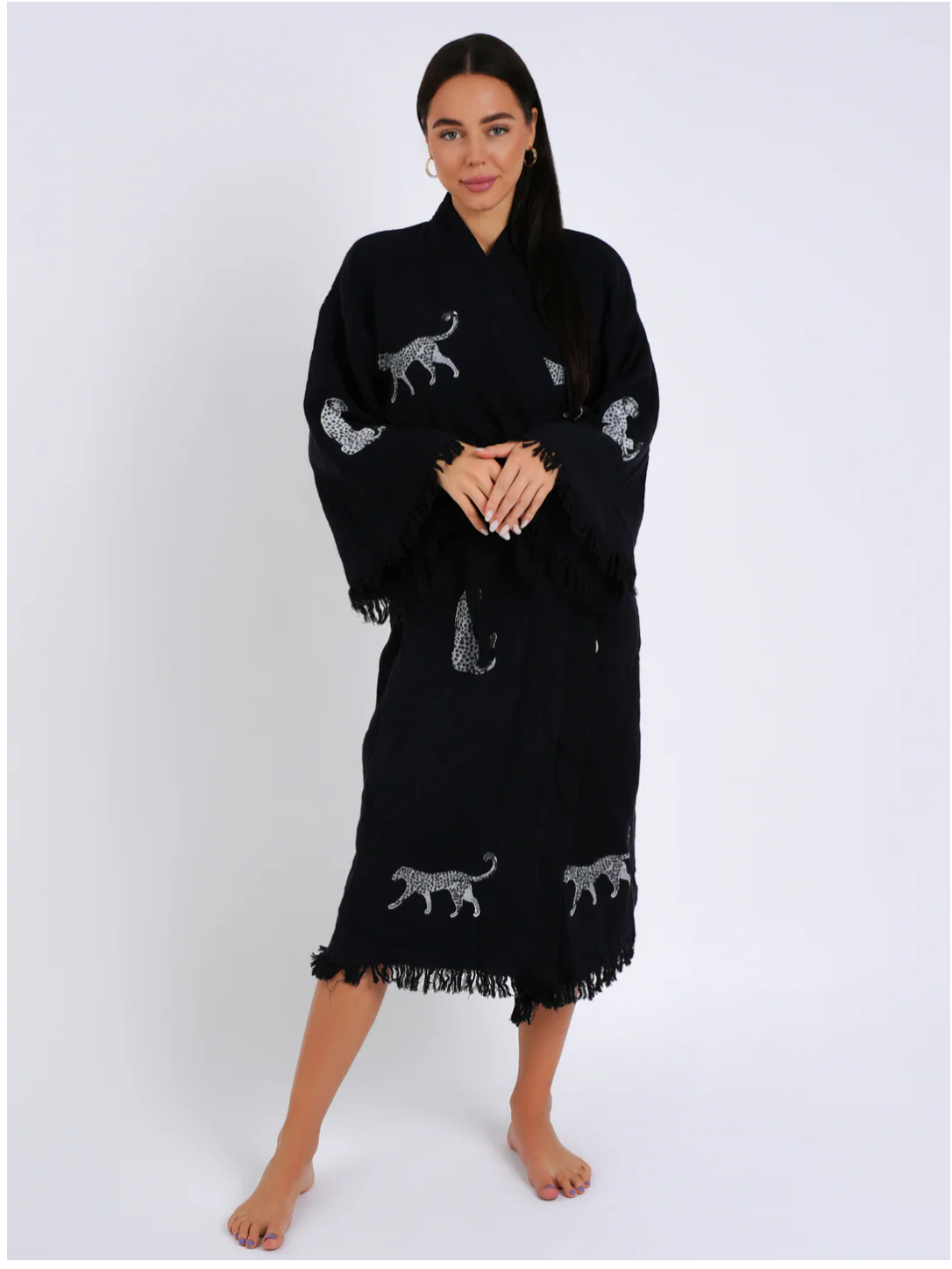 Black Jaguar Kimono