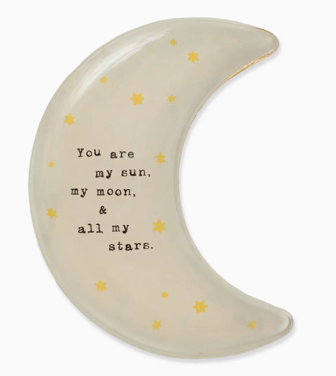 My Sun, My Moon Small Moon Decoupage Plate