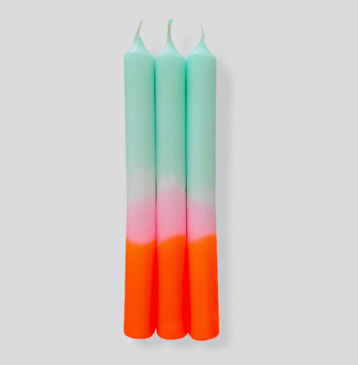 Dip Dye Candle, Spring